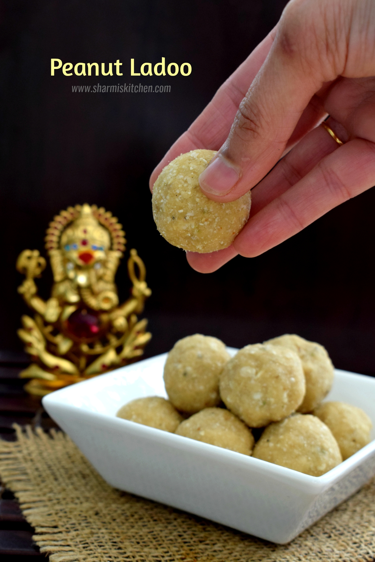 Peanut Ladoo Recipe | Kadalai Urundai